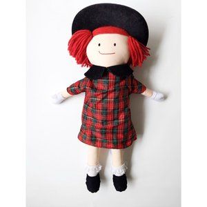 Vintage 1990 Madeline Plush Doll 20 Inches